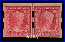 Momen Us Stamps #368 Line Pair Schermack Type III Mint Og 1lh/1nh Lot #85741