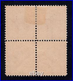 Momen Us Stamps #369 Blue Paper Block Of 4 Mint Og H Lot #91337