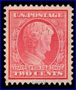 Momen Us Stamps #369 Blue Paper Mint Og H Vf/xf Lot #97926