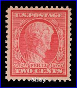 Momen Us Stamps #369 Blue Paper Mint Og Nh Vf+ Pf Cert Lot #94622