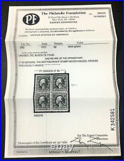 Momen Us Stamps #380 Mint Og H Vf Pf Graded Cert Vf-80 Lot #82108