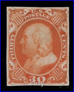 Momen Us Stamps #38p3 Plate Proof On India Pf Cert Lot #85989