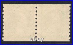 Momen Us Stamps #392 Coil Pair Mint Og Nh Xf Spa Cert Lot #77525
