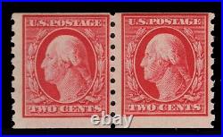 Momen Us Stamps #393 Pair Mint Og Nh Lot #84922