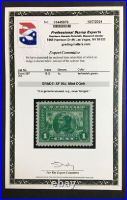 Momen Us Stamps #397 Mint Og Nh Pse Graded Cert Xf-90j Lot #92490