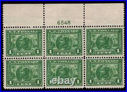 Momen Us Stamps #397 Plate Block Of 6 Mint Og 6nh Vf Lot #93037