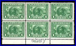 Momen Us Stamps #397 Plate Block Of 6 Mint Og Nh Lot #92699