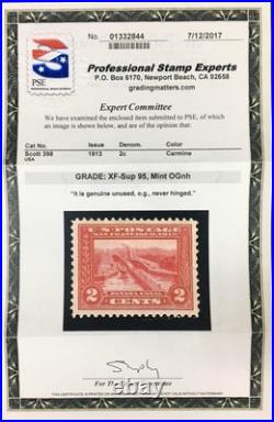 Momen Us Stamps #398 Mint Og Nh Pse Graded Cert Xf-sup 95 Lot #95715