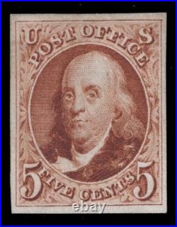 Momen Us Stamps #3 Imperf Unused No Gum Vf/xf Pf Cert Lot #98170 Momen Us Stamps #3 Imperf Unused No Gum Vf/xf Pf Cert Lot #98170