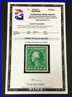 Momen Us Stamps #405 Mint Og H Pse Graded Cert Xf-sup 95 Lot #84604
