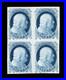 Momen Us Stamps #40p3 Block Of 4 Plate Bproof On India Vf Lot #95296