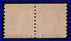 Momen Us Stamps #413 Coil Line Pair Mint Og Vlh Pse Cert Lot #85347