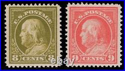 Momen Us Stamps #414-415 Mint Og Lh Vf/xf Lot #85183