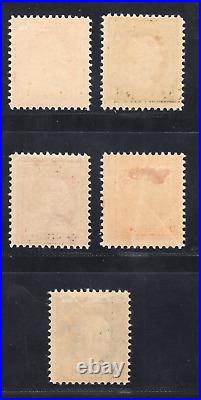 Momen Us Stamps #414-418 Mint Og H Lot #79629