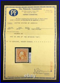 Momen Us Stamps #429 Mint Og Nh Xf+ Pf Cert Lot #86658