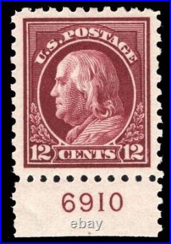 Momen Us Stamps #435 Plate Single Mint Og Nh Vf/xf+ Fresh Lot #96870