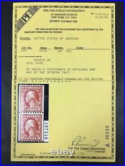 Momen Us Stamps #449 Mint Og Nh Vf Pse & Pf Certs Lot #89557