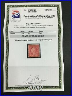Momen Us Stamps #454 Mint Og Nh Pse Graded Cert Xf-90 Lot #74611