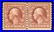 Momen Us Stamps #457 Coil Line Pair Mint Og Nh Vf+ Pf Cert Lot #95752