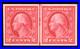 Momen Us Stamps #459 Imperf Line Pair Mint Og Nh Pf Cert Lot #93238