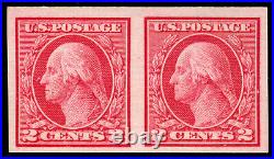 Momen Us Stamps #459 Pair Imperf Mint Og Nh Vf/xf