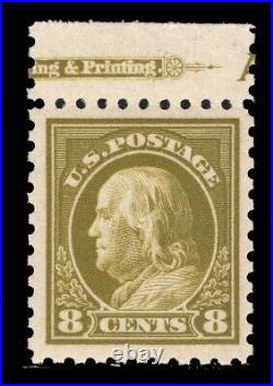 Momen Us Stamps #470 Imprint Single Mint Og Nh Vf+ Lot #87279