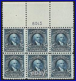 Momen Us Stamps #479 Plate Block Of6 Mint Og 1lh/5nh Vf Lot #93194