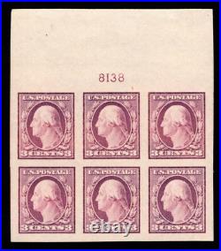 Momen Us Stamps #483 Plate Block Of 6 Mint Og Nh Gem Lot #89303