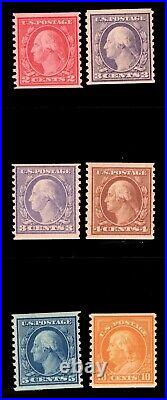 Momen Us Stamps #492-497 Mint Og 5nh/1lh(493) Lot #82453