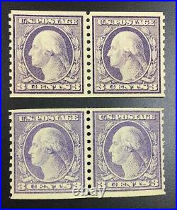 Momen Us Stamps #493-494 Pairs Mint Og Nh Vf/xf Lot #74972