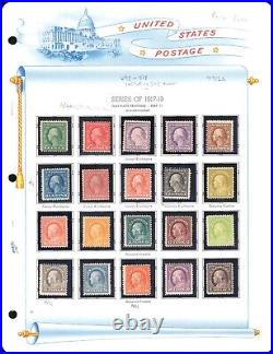 Momen Us Stamps #498-518,505 Mint Og H/4nh Lot #77126