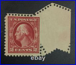 Momen Us Stamps #499 Var. Foldover Mint Og H Lot #72539