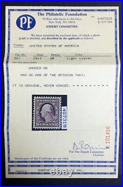 Momen Us Stamps #501 Mint Og Nh Xf-sup Jumbo Pf Cert Lot #91851