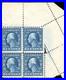 Momen Us Stamps #504 Var. Block Fold Over Mint Og Nh Lot #72552