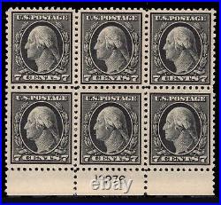 Momen Us Stamps #507 Plate Block Mint Og Nh Vf+ Lot #86153