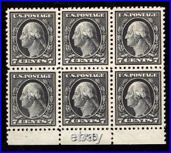 Momen Us Stamps #507 Plate Block Of 6 Mint Og Nh Lot #92683