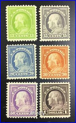 Momen Us Stamps #513-518 Mint Og Nh Lot #74992