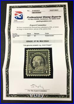 Momen Us Stamps #518 Mint Og Nh Pse Graded Cert Xf-90 Lot #82025