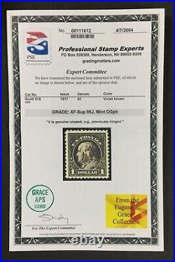 Momen Us Stamps #518 Mint Og Vlh Pse Graded Cert Xf-sup 95j Lot #89146