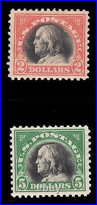 Momen Us Stamps #523-524 Mint Og H Lot #83716