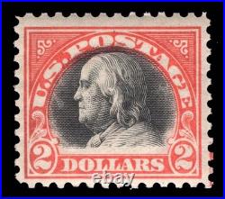 Momen Us Stamps #523 Mint Og Nh Pse Cert Lot #95525