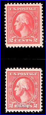 Momen Us Stamps #528-528a Mint Og Nh Vf/xf Lot #78453