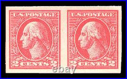 Momen Us Stamps #534a Pair Mint Og Nh Xf Lot #77035