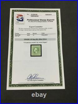 Momen Us Stamps #536 Mint Og Nh Pse Graded Cert Xf-sup 95j Lot #88392