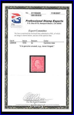 Momen Us Stamps #539 Mint Og Nh Pse & Pf Certs Lot #98022 Momen Us Stamps #539 Mint Og Nh Pse & Pf Certs Lot #98022