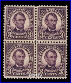 Momen Us Stamps #555 Block Mint Og Nh Vf Lot #82282