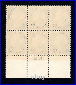 Momen Us Stamps #557 Plate Block Of 6 Mint Og Nh Lot #91377