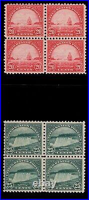 Momen Us Stamps #567-568 Blocks Of 4 Mint Og Nh Lot #84394