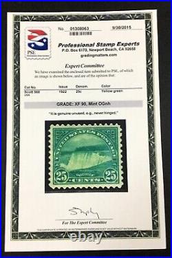 Momen Us Stamps #568 Mint Og Nh Pse Graded Cert Xf-90 Lot #85341