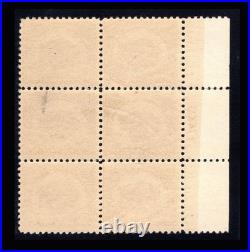 Momen Us Stamps #569 Intact Plate Block Of 6 Mint Og Nh Vf+ Lot #94924